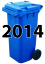 Abfallkalender Mittelstrimmig 2014