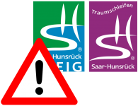 Sperrung Traumschleife Saar-Hunsrück-Steig 22.-28. August 2019